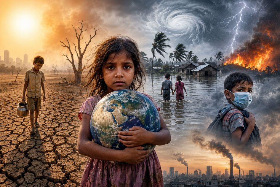 Children face the worst impacts of climate change