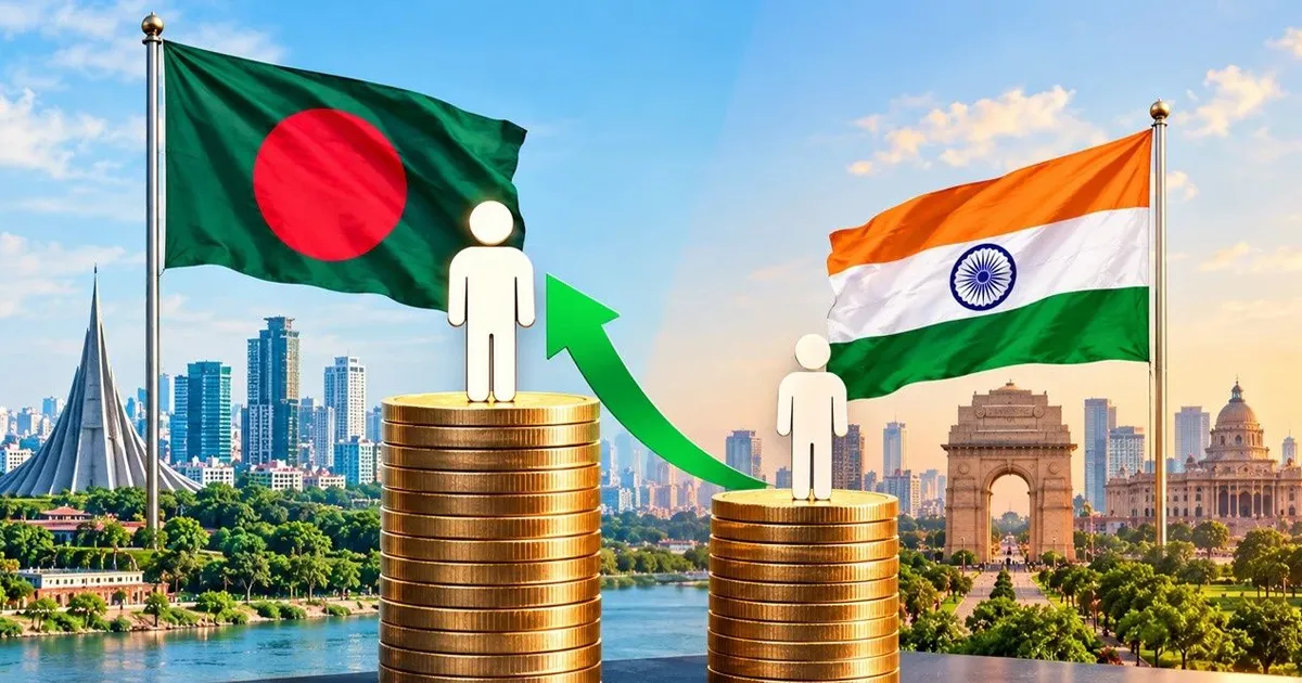 মাথাপিছু আয়ে ভারতকে ছাড়াল বাংলাদেশ
