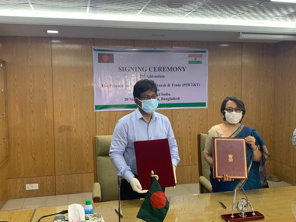 বাংলাদেশ-ভারত নৌ প্রটোকলে রুট বেড়েছে