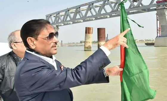 পদ্মা সেতুর কাজ ৯২ ভাগ শেষ: কাদের