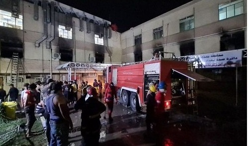 ইরাকে করোনা হাসপাতালে আগুন, নিহত ২৭