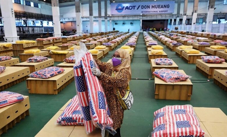 ব্যাংককের বিমানবন্দরেই করোনার হাসপাতাল