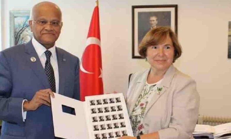 তুরস্কে বঙ্গবন্ধুর ডাকটিকেট অবমুক্ত