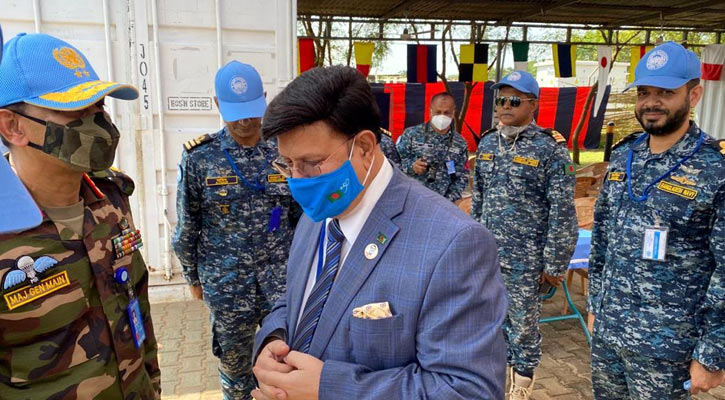 দক্ষিণ সুদানে শান্তিরক্ষা মিশন পরিদর্শনে ড. মোমেন