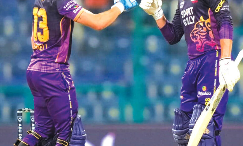 টি-টেনে চেন্নাইকে উড়িয়ে দিল বাংলা টাইগার্স