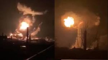 Russian attack on oil and gas installations in Ukraine