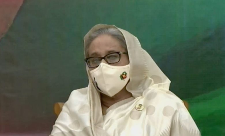 সুপ্রিম কোর্টের নবনির্মিত ১২তলা ভবন ‘বিজয়-৭১’ এর উদ্বোধনী অনুষ্ঠানে ভার্চুয়ালি