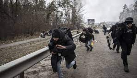 ইউক্রেনের মানবিক করিডোরে হামলা