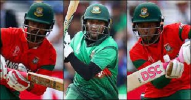 সাকিব আল হাসান, তামিম ইকবাল, মাহমুদউল্লাহ রিয়াদ