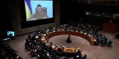 জাতিসংঘ নিরাপত্তা পরিষদে যা বললেন জেলেনস্কি