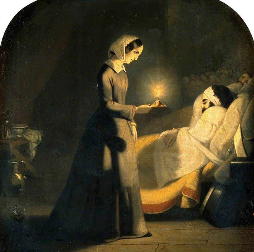 Florence Nightingale the Lady with the Lamp