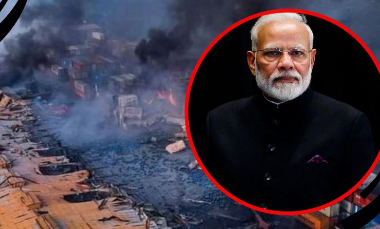 সীতাকুণ্ডের ডিপোতে অগ্নিকাণ্ডের দুর্ঘটনায় মোদির শোক