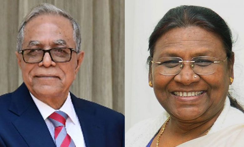 দ্রৌপদী মুর্মুকে রাষ্ট্রপতি আবদুল হামিদের অভিনন্দন