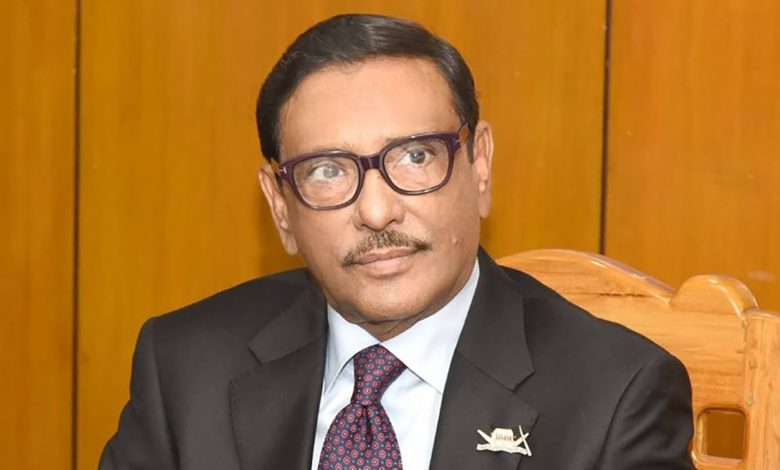 ফখরুলের গণতন্ত্র ফেরানোর দাবি জনগণকে আতঙ্কিত করে: কাদের