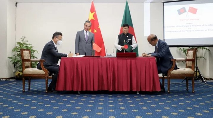 বাংলাদেশ-চীন দ্বিপক্ষীয় সহযোগিতা বিষয়ে ৪ স্মারক সই