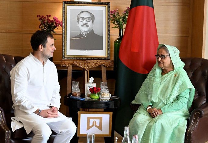 প্রধানমন্ত্রীর সঙ্গে রাহুল গান্ধীর সাক্ষাৎ