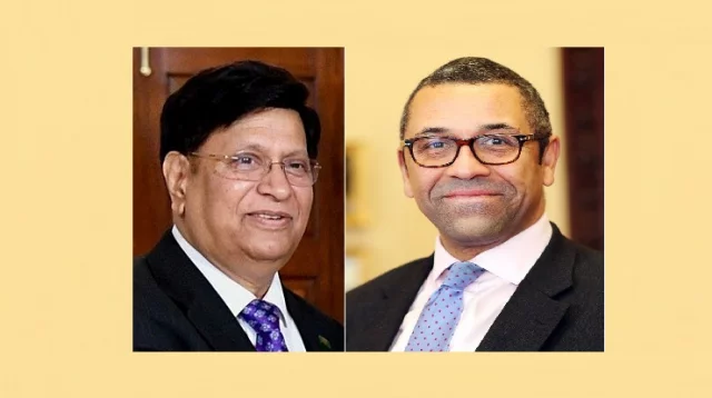 ব্রিটিশ পররাষ্ট্রমন্ত্রীর সঙ্গে মোমেনের ফোনালাপ