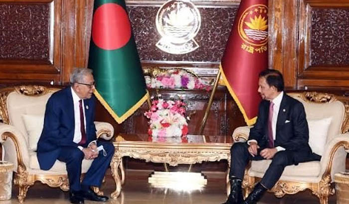 বাংলাদেশ থেকে আরও জনবল নিতে ব্রুনাইয়ের প্রতি অনুরোধ রাষ্ট্রপতির