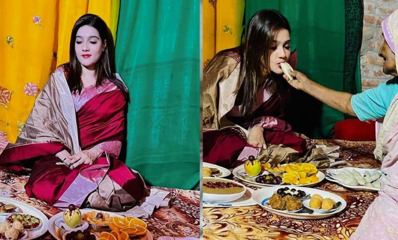 সময়ের আগেই ‘সাধ’ খেলেন মাহিয়া মাহি