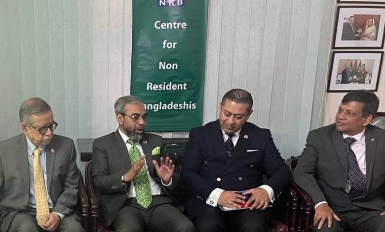 বাংলাদেশের চা নিয়ে দেশের ব্র্যান্ডিংয়ের জন্য কাজ করছি ।এনআরবি সেন্টারের সাথে বৈঠকে শেখ আলিউর ।