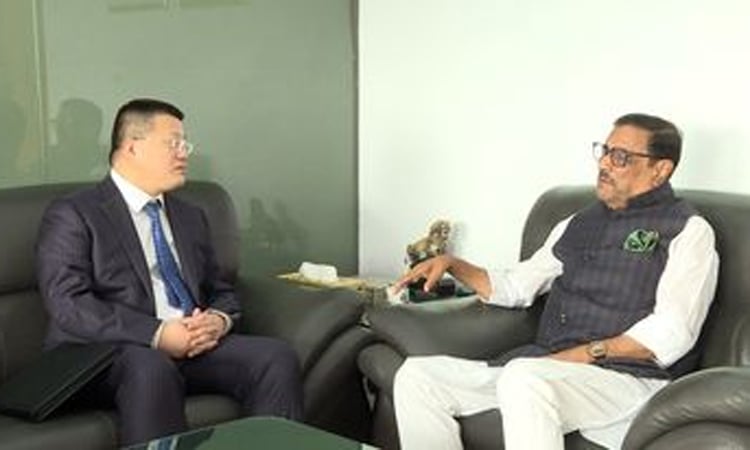 সেতুমন্ত্রীর সাথে চীনা রাষ্ট্রদূতের সাক্ষাৎ