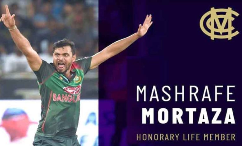 এমসিসি’র আজীবন সদস্যপদ পেলেন মাশরাফি