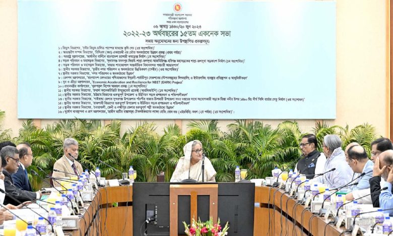 একনেক সভায় ২৪ হাজার কোটি টাকার প্রকল্পের অনুমোদন