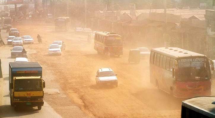 বায়ুদূষণে ঢাকা