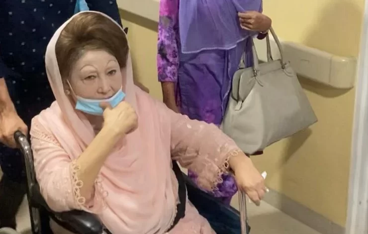 চিকিৎসকদের পরামর্শে হাসপাতালে ভর্তি খালেদা জিয়া