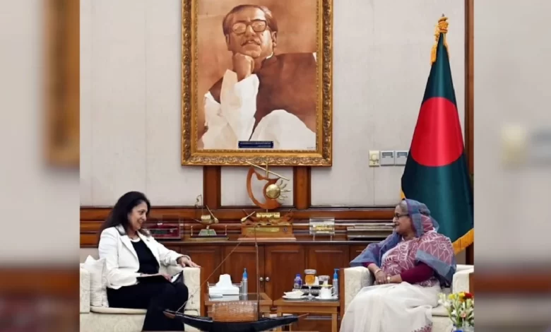 প্রধানমন্ত্রীর সাথে মার্কিন আন্ডার সেক্রেটারির সাক্ষাৎ