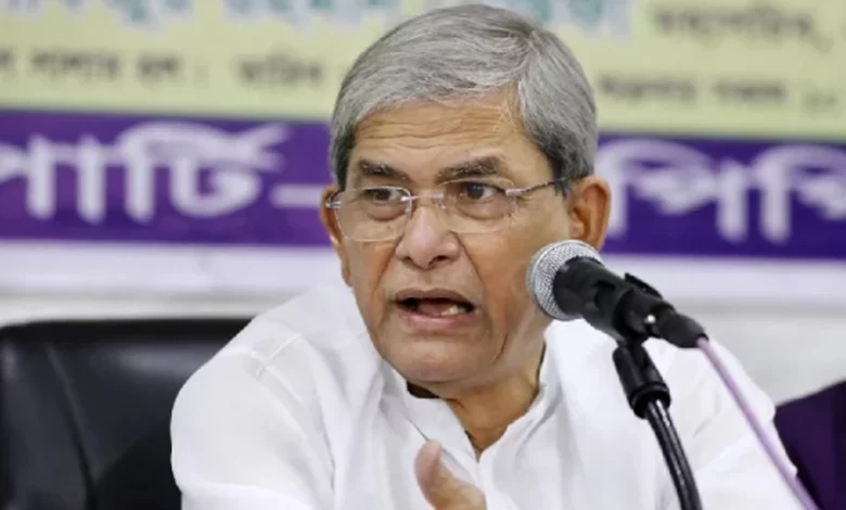 বিরোধী মতের মানুষদের গণতান্ত্রিক অধিকারগুলোকে পদদলিত করছে সরকার: ফখরুল