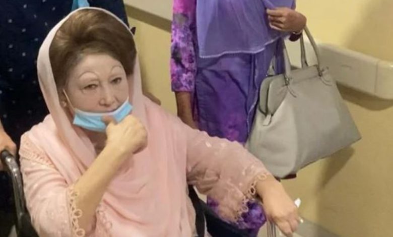 খালেদা জিয়ার শরীরে পানি বেড়ে গেছে