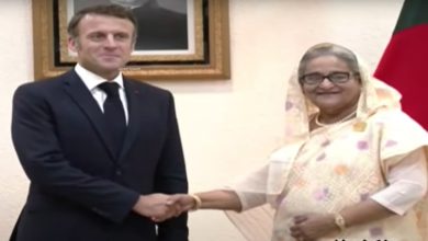 প্রধানমন্ত্রীর সঙ্গে ফরাসি প্রেসিডেন্ট ম্যাক্রোঁর বৈঠক