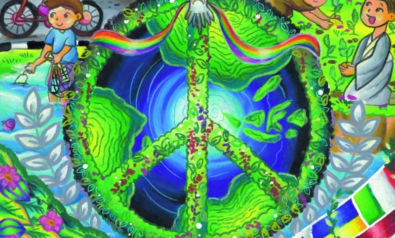 ৫ম তম আন্তর্জাতিক শান্তি আর্ট প্রতিযোগিতার চূড়ান্ত পুরস্কার অনুষ্ঠান