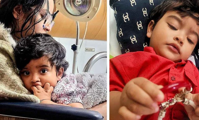 অসুস্থ ছেলের চিকিৎসার জন্য ভারতে পরীমণি