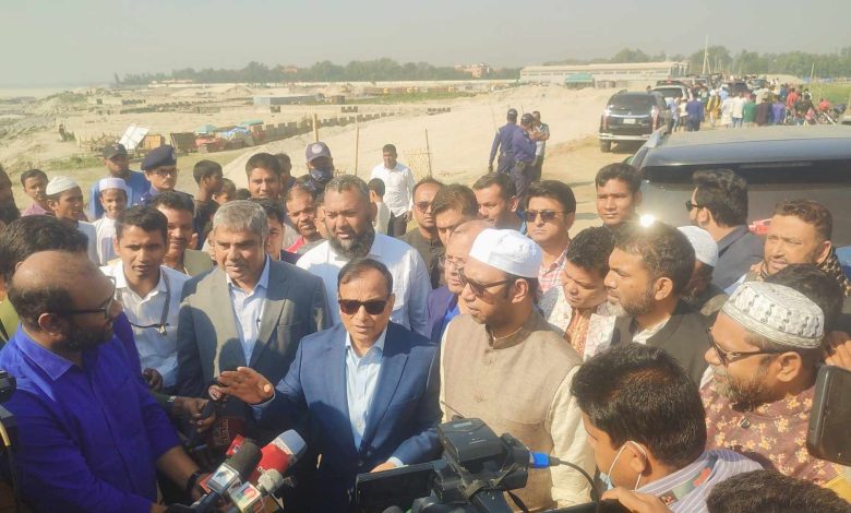 নদী ভাঙন রক্ষায় সরকার আন্তরিক ভাবে কাজ করছে-পানিসম্পদ প্রতিমন্ত্রী