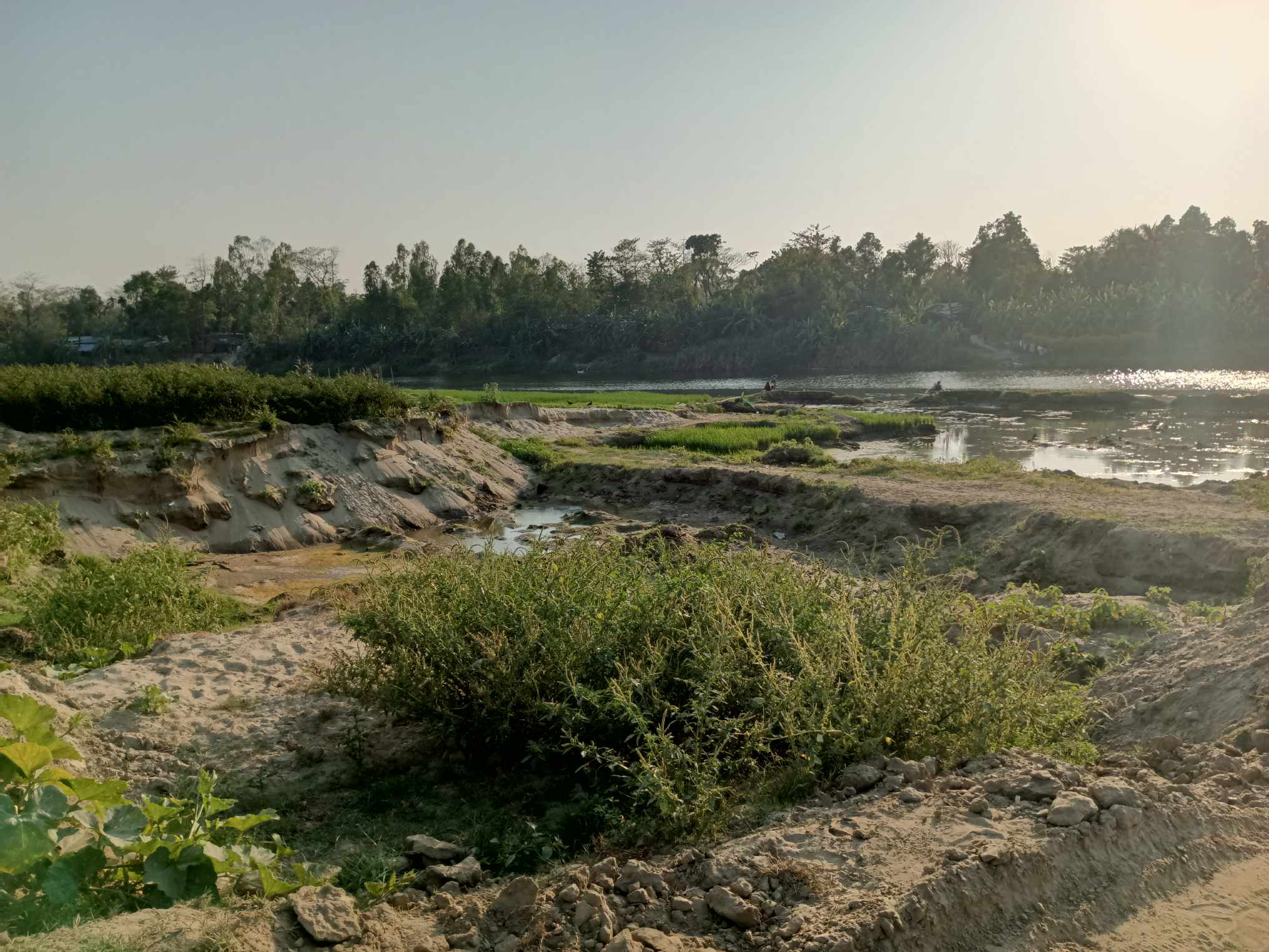 চকরিয়ায় নদী থেকে অবাধে বালু-মাটি উত্তোলন