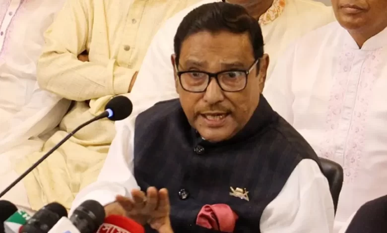 সাংবাদিকরা কেন কেন্দ্রীয় ব্যাংকে প্রবেশ করবে: ওবায়দুল কাদের