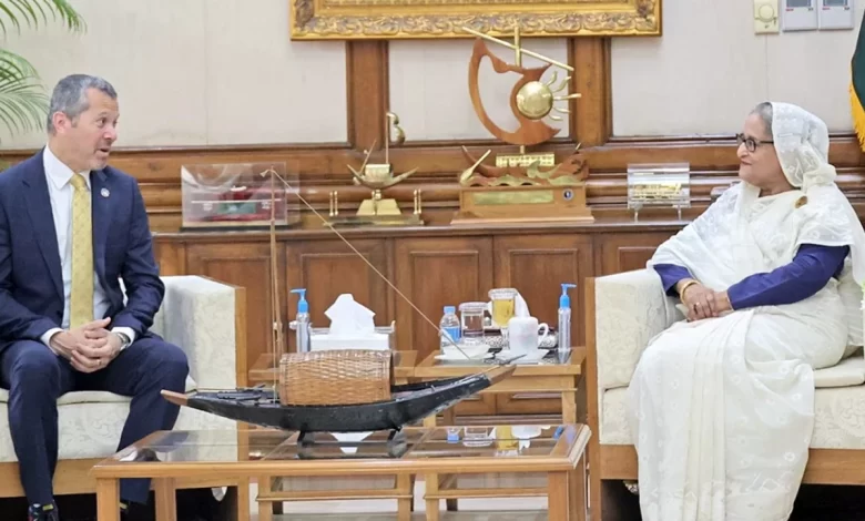 প্রধানমন্ত্রীর সঙ্গে আইএমওর সেক্রেটারি জেনারেলের সাক্ষাৎ