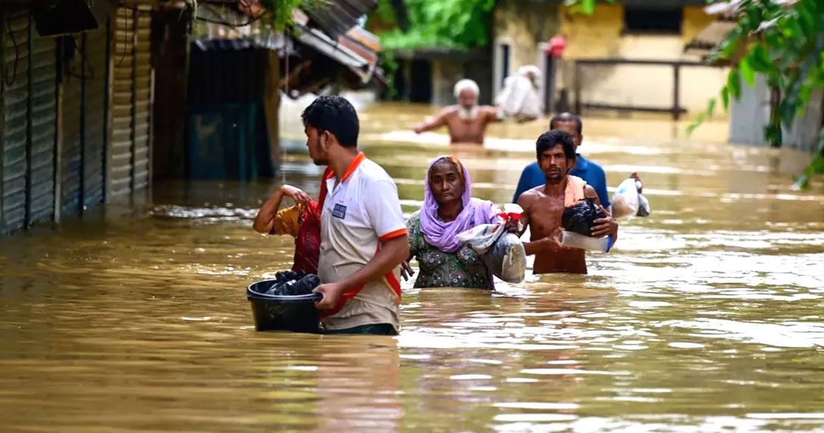 বন্যায় মৃত্যু বেড়ে ৫৪, ক্ষতিগ্রস্ত ৫৫ লাখ মানুষ