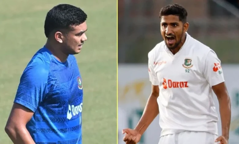 চট্টগ্রাম টেস্টে নেই তাসকিন, এলেন খালেদ