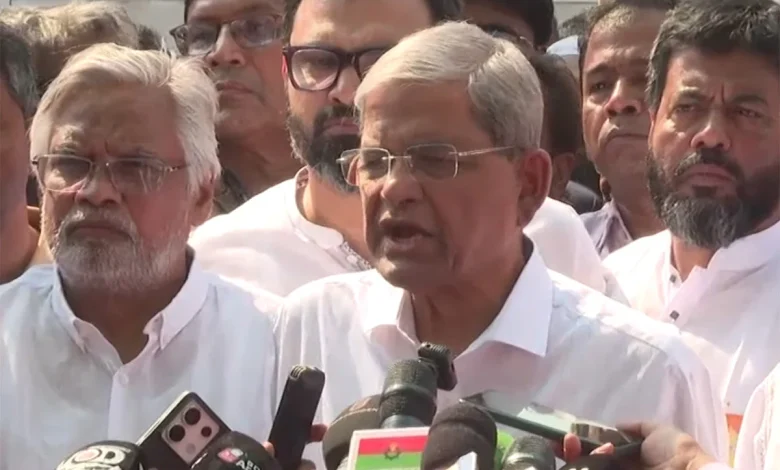 নির্বাচন নিয়ে প্রধান উপদেষ্টার বক্তব্য অস্পষ্ট: মির্জা ফখরুল