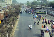 গাজীপুরে ট্রাক চাপায় নারী শ্রমিক নিহত, ঢাকা-ময়মনসিংহ মহাসড়ক অবরোধ