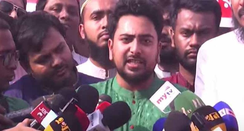 সংস্কার ও বিচারবিহীন নির্বাচন মেনে নেয়া হবে না: নাহিদ ইসলাম