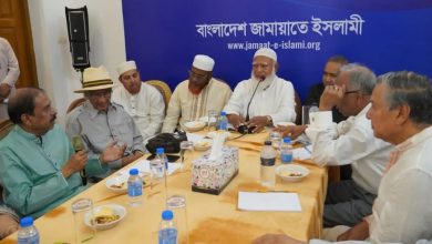 সহিংসতা পরিহার করে গঠনমূলক বিরোধিতার পরামর্শ সম্পাদকদের, সহযোগিতা চাইলেন জামায়াত আমির